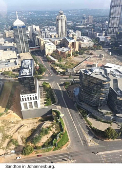 View of Sandton JHB